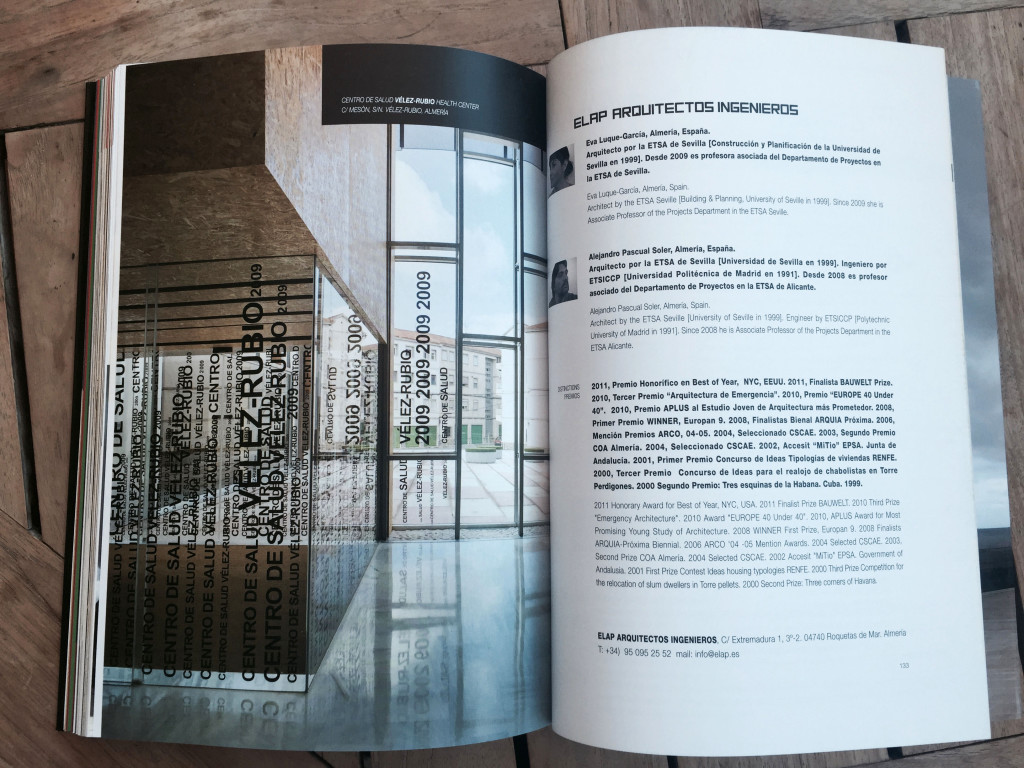 ELAP LosdelDesierto Eva Luque + Alejandro Pascual. Selección: Premios Internacionales y Nacionales. Sintesis Arquitectura Ed.. Síntesis Arquitectura. ISBN 978-84-940094-7-1. pp 017, 124-133.